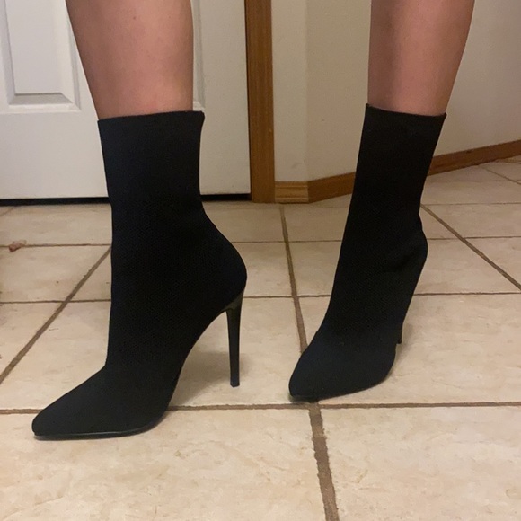 STEVEN MADDEN black mesh heels - Picture 14 of 14